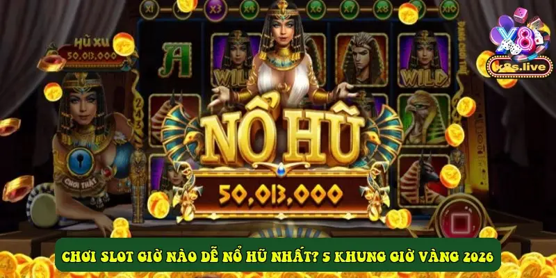 Chơi slot giờ nào dễ nổ hũ nhất? 5 khung giờ vàng 2026 Chơi slot giờ nào dễ nổ hũ nhất? 5 khung giờ vàng 2026